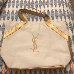 YSL Canvas Shoulder Bag